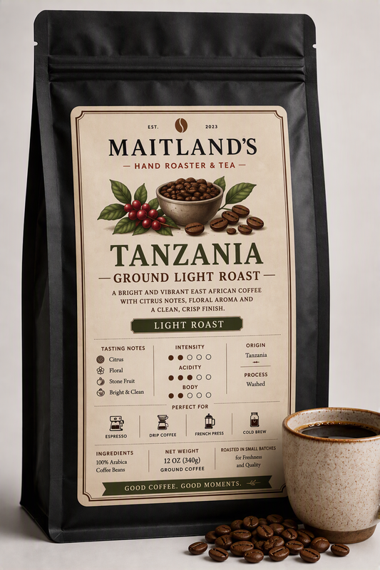 Tanzania ground coffee
