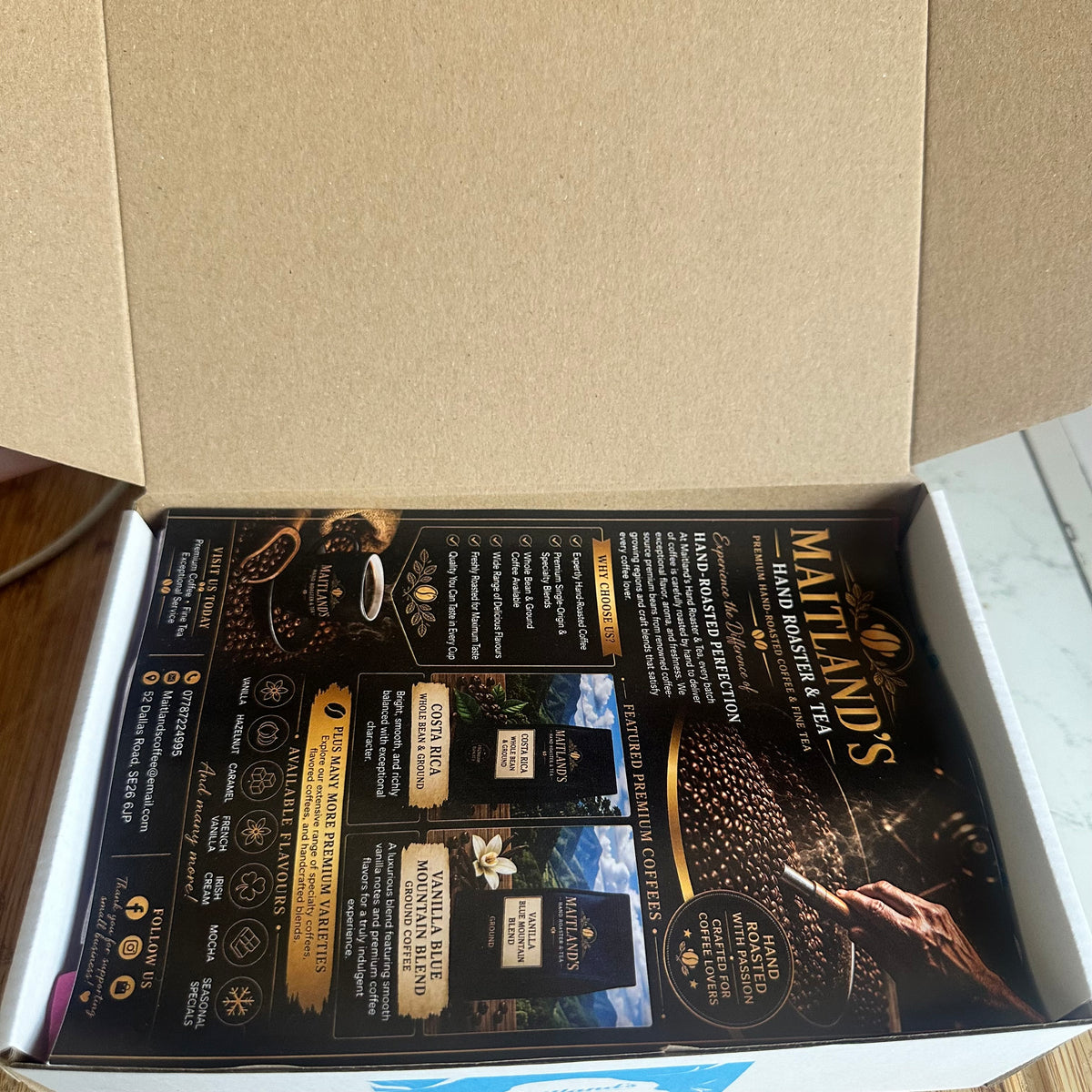 Maitland's Premium Coffee & Tea Sample Box