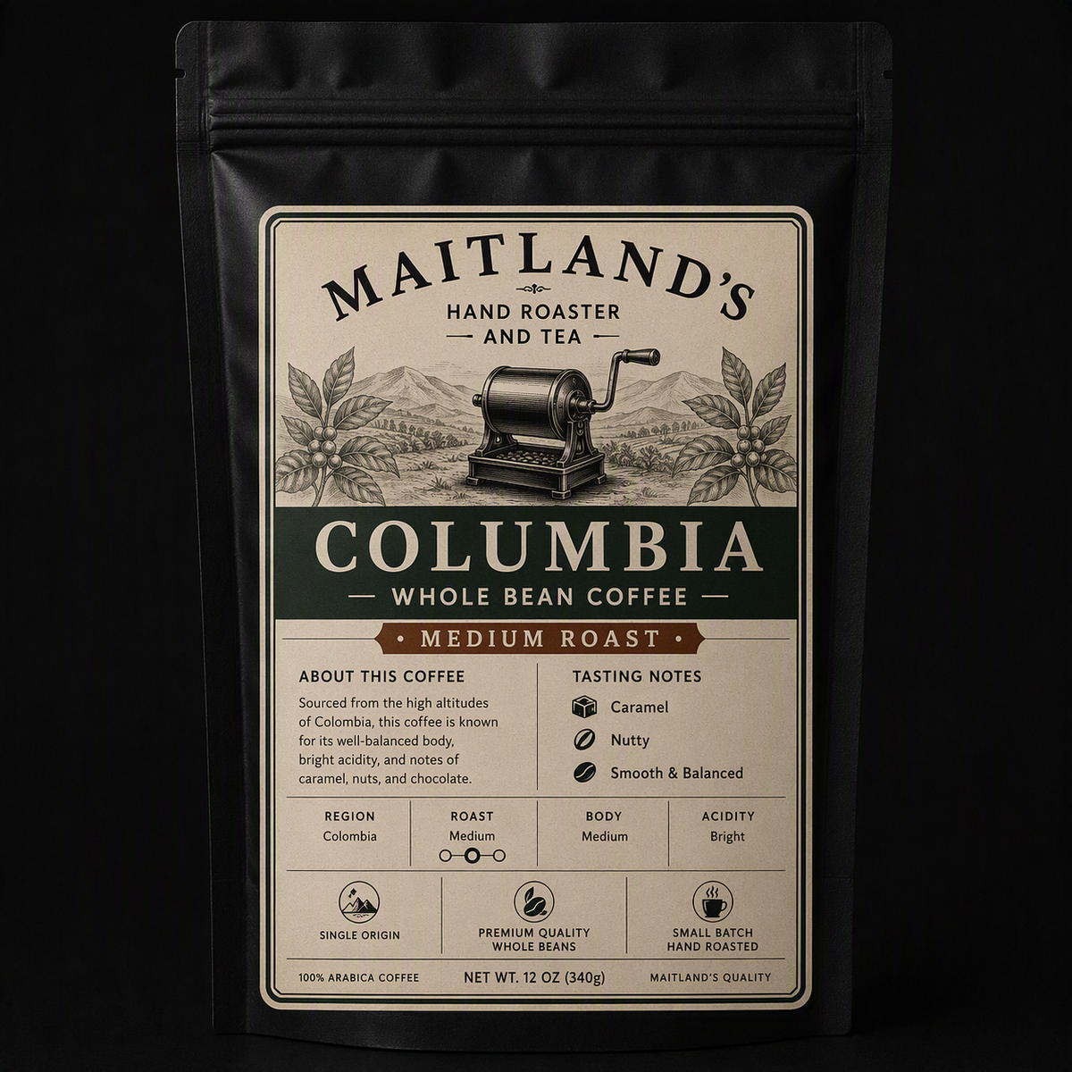 Premium Coffee - Columbian Whole Bean Coffee for Every Cup