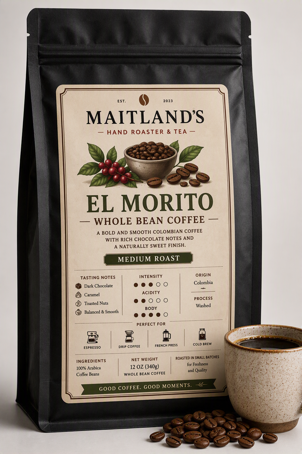 Whole Bean El Morito Coffee – Bold Specialty Coffee Experience