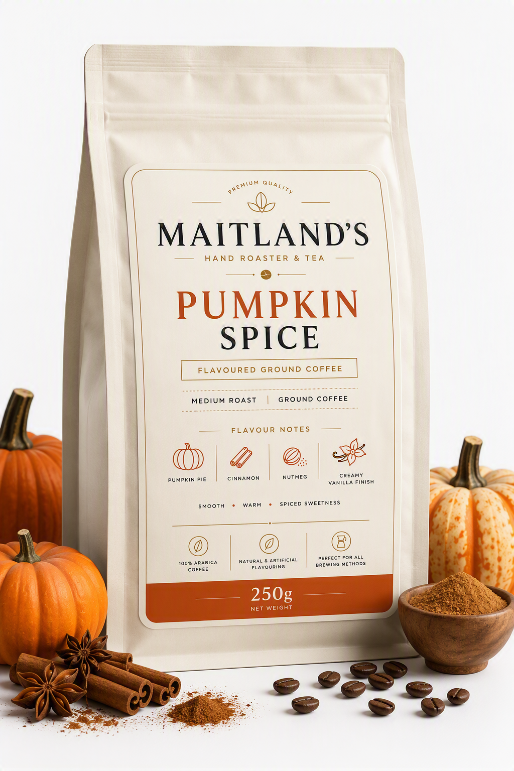 Brazilian pumpkin spice - Maitland’s hand roaster