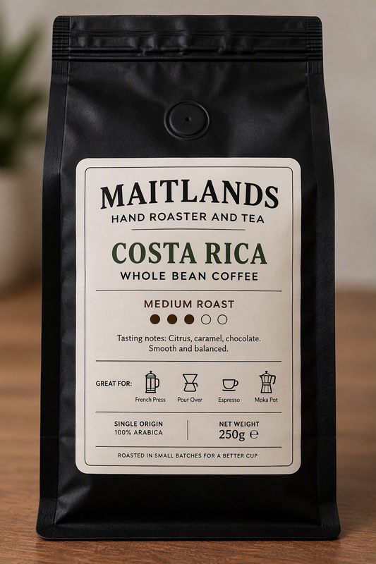 Coffee Bean – Maitland's Hand Roaster Costa Rica Whole Bean Coffee